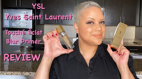 ysl primer review youtube|YSL blur primer review.